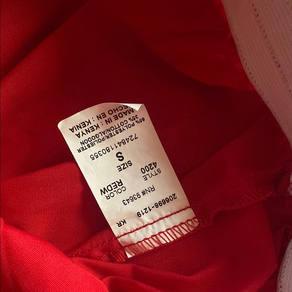 Cherokee Authentic Red Scrub Set - image 5